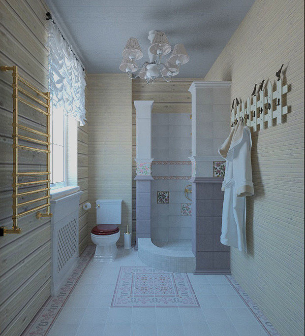 Фото из портфолио Сруб Прованс – фотографии дизайна интерьеров на INMYROOM