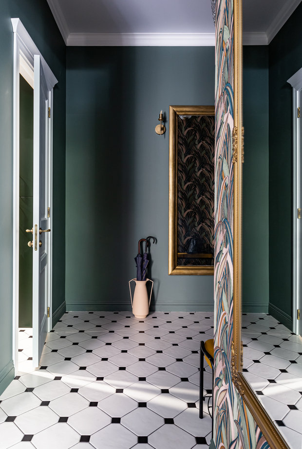 Фотография: Прихожая в стиле Современный, Эклектика, Квартира, Проект недели, Санкт-Петербург, 2 комнаты, 40-60 метров, Наталья Березина – фото на INMYROOM