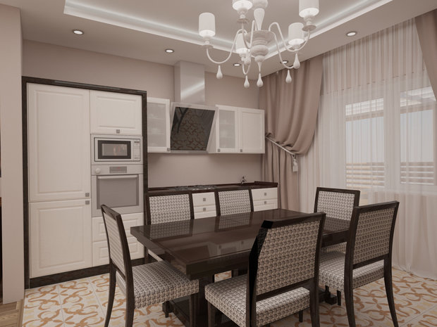 Фотография: Кухня и столовая в стиле Классический – фото на INMYROOM