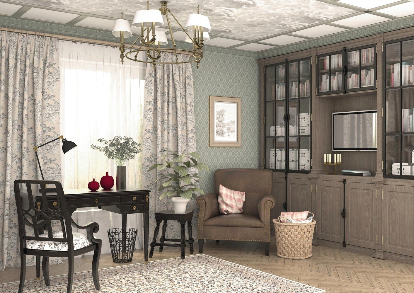 Фото из портфолио Загородный дом в классическом стиле. 2 этаж. – фотографии дизайна интерьеров на INMYROOM Фото из портфолио Загородный дом в классическом стиле. 2 этаж. – фотографии дизайна интерьеров на INMYROOM