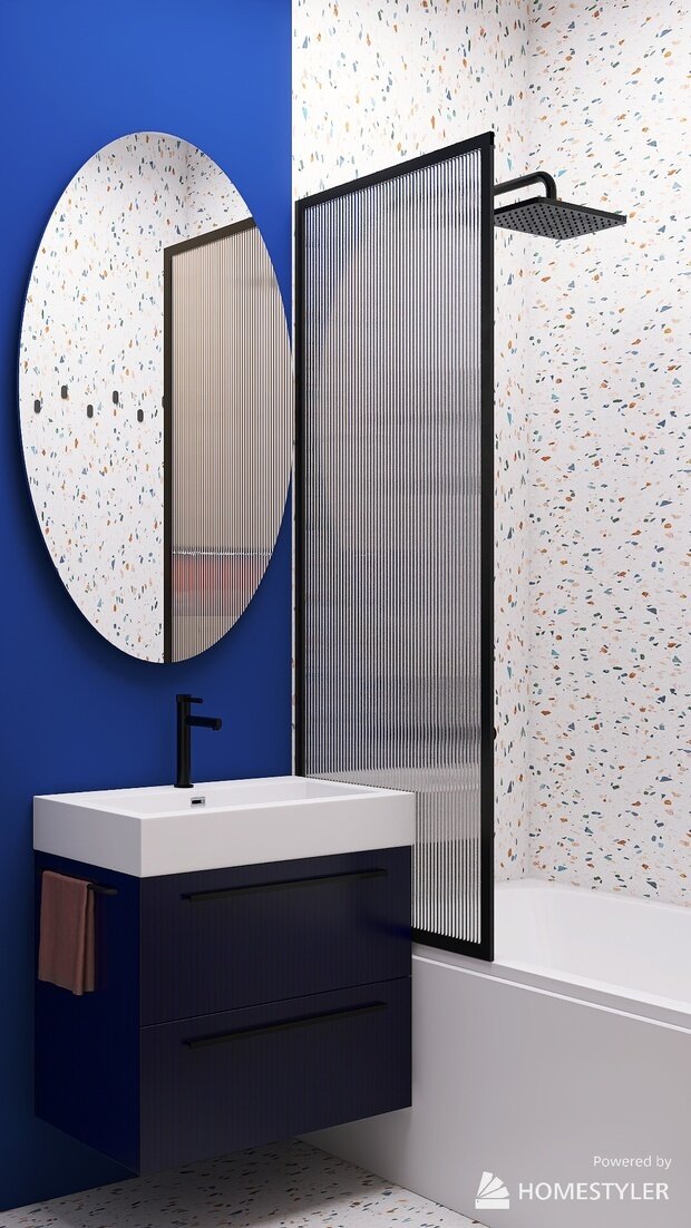 Фото из портфолио Яркий санузел | Томск | 2023 – фотографии дизайна интерьеров на INMYROOM