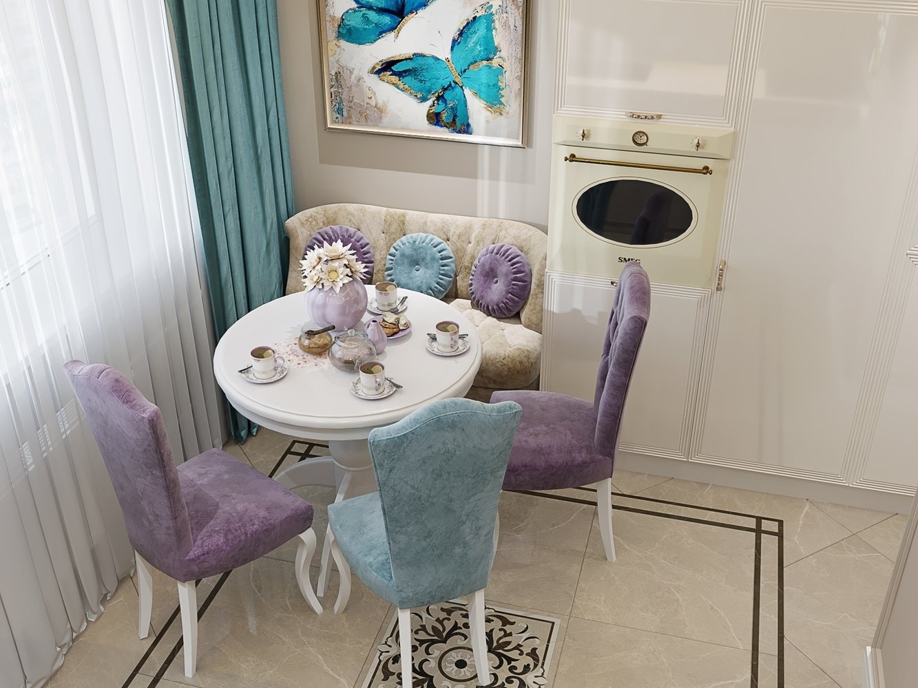 Фото из портфолио Лёгкая классика с яркими акцентами – фотографии дизайна интерьеров на INMYROOM Фото из портфолио Лёгкая классика с яркими акцентами – фотографии дизайна интерьеров на INMYROOM