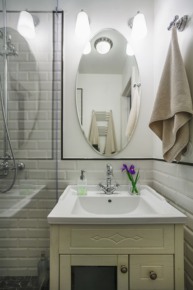 Фотография: Ванная в стиле Классический, Квартира, Россия, Проект недели, Новая Москва, видео, Ксения Юсупова – фото на INMYROOM