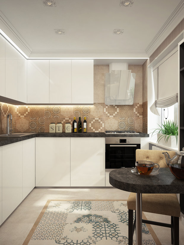 Фото из портфолио Переделка хрущевки – фотографии дизайна интерьеров на INMYROOM