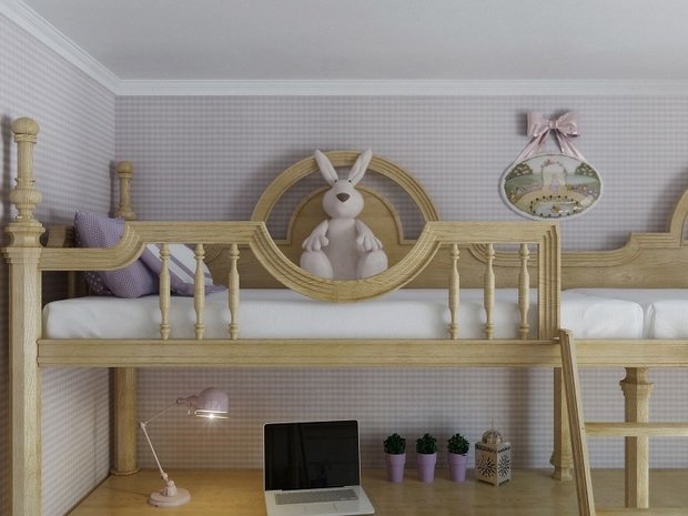 Фото из портфолио Детская для трех девочек – фотографии дизайна интерьеров на INMYROOM