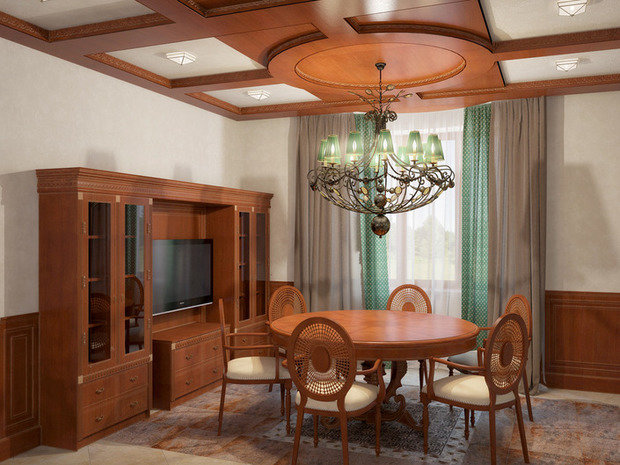 Фото из портфолио Интерьер квартиры в стиле русского модерна – фотографии дизайна интерьеров на INMYROOM