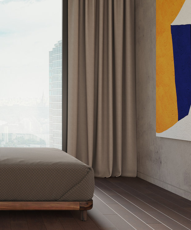 Фото из портфолио Спальня в стиле Лофт – фотографии дизайна интерьеров на INMYROOM