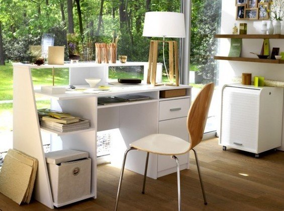 Фотография: Кабинет в стиле Современный, Декор интерьера, Мебель и свет – фото на INMYROOM