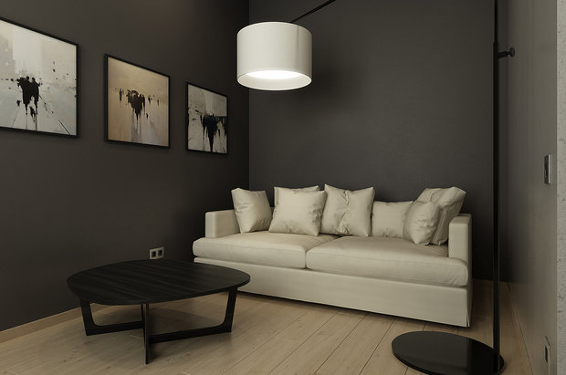 Фото из портфолио Квартира для молодого человека – фотографии дизайна интерьеров на INMYROOM