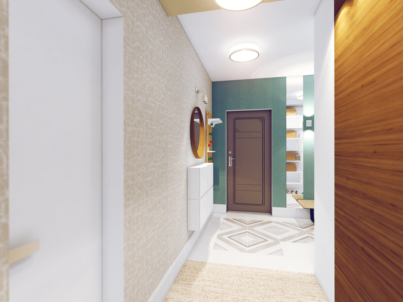 Фотография: Спальня в стиле Современный, Эко, Декор интерьера, Квартира, Планировки, Хранение, Текстиль, Освещение, Декор, Мебель и свет, Минимализм, Проект недели, Перепланировка – фото на INMYROOM