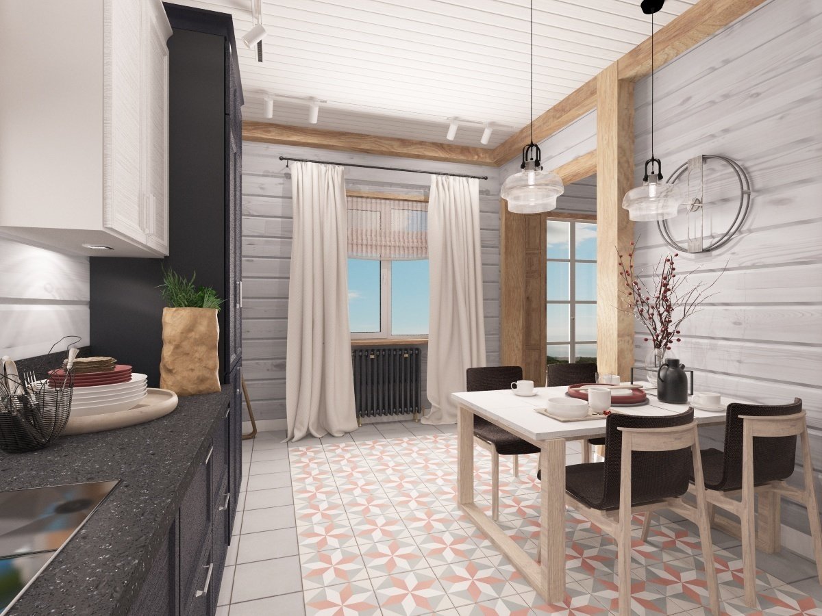 Фото из портфолио Дизайн интерьера коттеджа из бруса в Новосибирске – фотографии дизайна интерьеров на INMYROOM Фото из портфолио Дизайн интерьера коттеджа из бруса в Новосибирске – фотографии дизайна интерьеров на INMYROOM