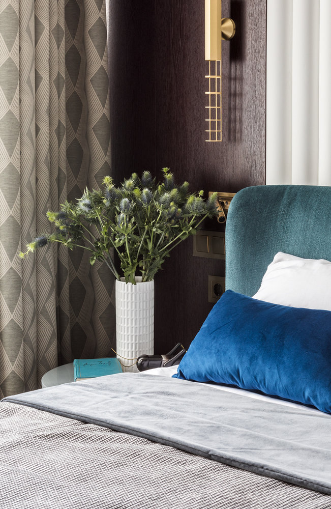 Фотография: Спальня в стиле Современный, Квартира, Проект недели, Москва, Ольга Черненко, 4 и больше, Более 90 метров – фото на INMYROOM Фотография: Спальня в стиле Современный, Квартира, Проект недели, Москва, Ольга Черненко, 4 и больше, Более 90 метров – фото на INMYROOM