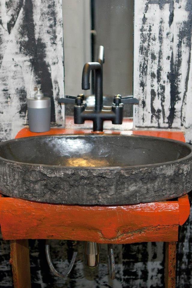 Фотография: Ванная в стиле Лофт, Декор интерьера, Освещение, Дизайн интерьера, Цвет в интерьере, Ольга Евдокимова – фото на INMYROOM