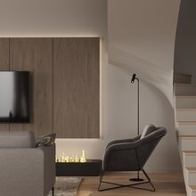 Фото из портфолио №1 Проект кухня-гостиная в доме – фотографии дизайна интерьеров на INMYROOM