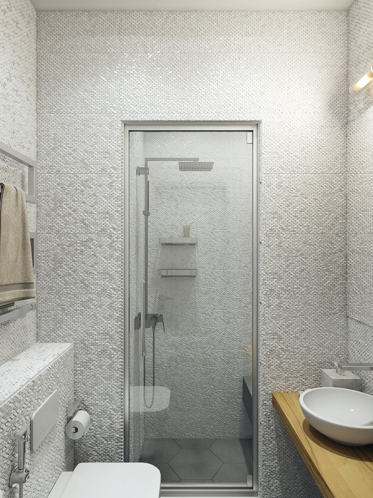 Фотография: Ванная в стиле Современный, Квартира, Проект недели, Москва, Монолитный дом, ЖК «Водный», 3 комнаты, 60-90 метров, Маргарита Фомина – фото на INMYROOM Фотография: Ванная в стиле Современный, Квартира, Проект недели, Москва, Монолитный дом, ЖК «Водный», 3 комнаты, 60-90 метров, Маргарита Фомина – фото на INMYROOM