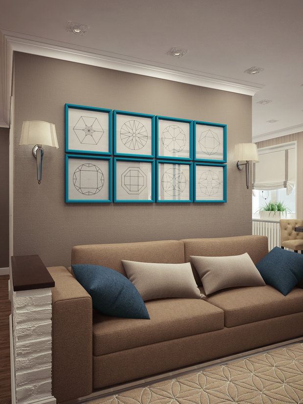 Фото из портфолио Переделка хрущевки – фотографии дизайна интерьеров на INMYROOM