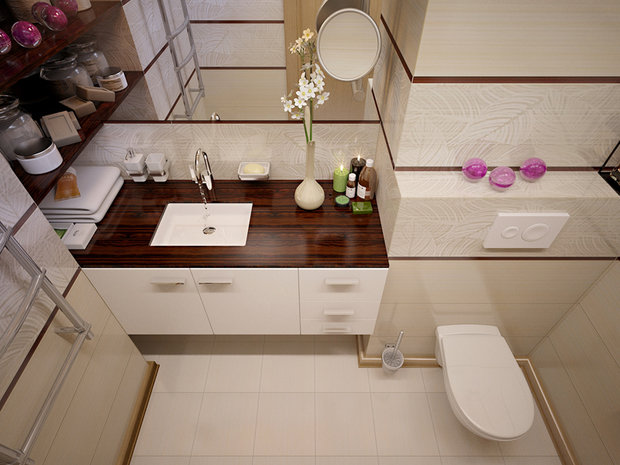 Фото из портфолио Двухуровневая квартира в Подмосковье – фотографии дизайна интерьеров на INMYROOM