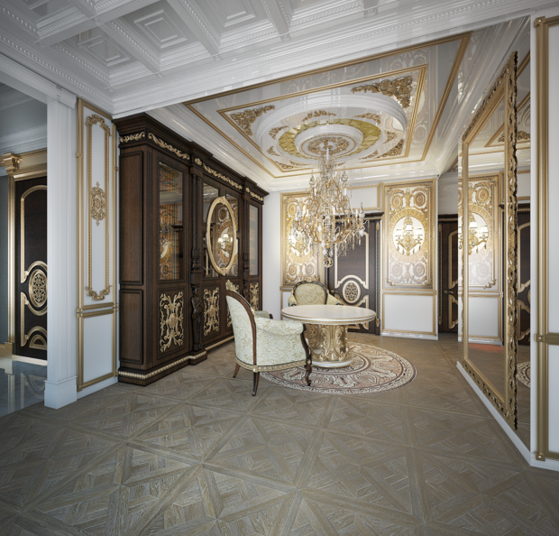Фото из портфолио Апартаменты 154 м2 в стиле БАРОККО  – фотографии дизайна интерьеров на INMYROOM