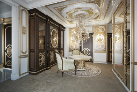 Апартаменты 154 м2 в стиле БАРОККО 