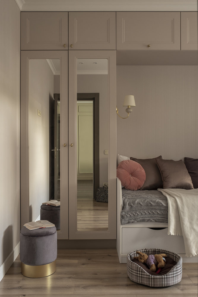 Фотография: Детская в стиле Современный, Эклектика, Квартира, Проект недели, Москва, 3 комнаты, 60-90 метров, Южное Бутово, D.A. Interior Design, Анна Коробко – фото на INMYROOM