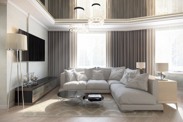 Фото из портфолио Двух-уровневая квартира – фотографии дизайна интерьеров на INMYROOM