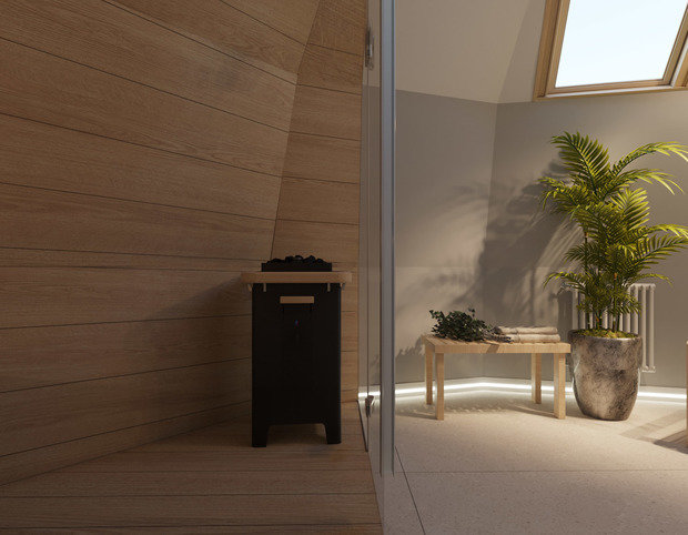 Фото из портфолио Купольный дом - баня – фотографии дизайна интерьеров на INMYROOM