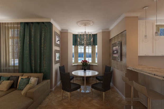 Фото из портфолио Таунхаус в п.Британика на Новой Риге – фотографии дизайна интерьеров на INMYROOM