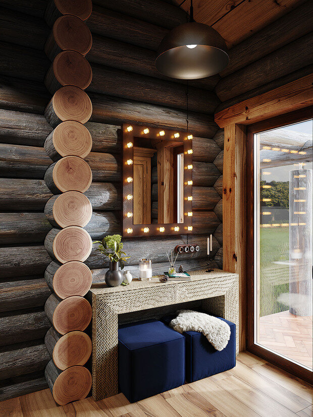 Фотография: Прихожая в стиле Лофт, Современный, Эклектика, Прованс и Кантри, Дом, Проект дня, Дом и дача, Юлия Чернова, 3 комнаты, Более 90 метров, Астрахань – фото на INMYROOM