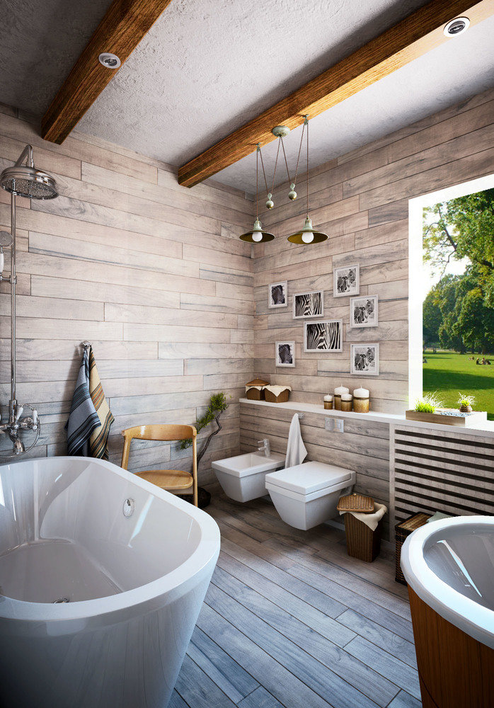 Фотография: Ванная в стиле Лофт, Квартира, Дом, Дома и квартиры, Проект недели – фото на INMYROOM