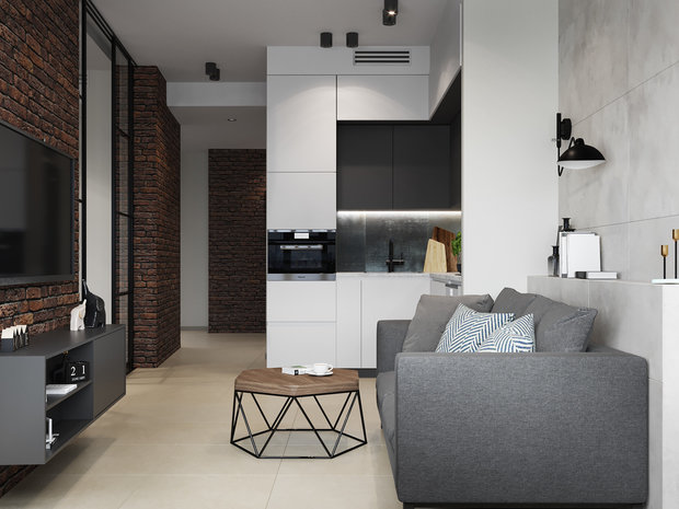 Фото из портфолио Стильный лофт – фотографии дизайна интерьеров на INMYROOM