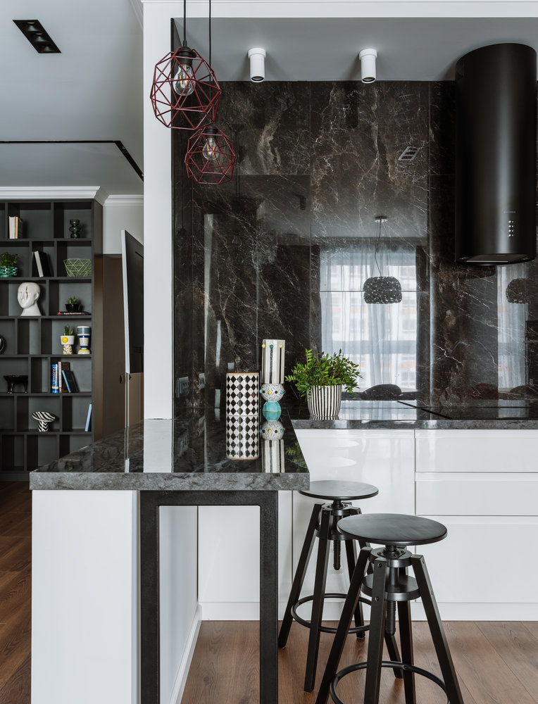 Фотография: Кухня и столовая в стиле Современный, Квартира, Проект недели, 2 комнаты, 60-90 метров, Люберцы, Евгения Пестова – фото на INMYROOM