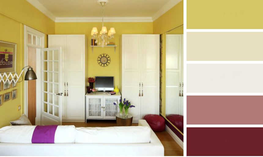 Фотография: Спальня в стиле Классический, Современный, Малогабаритная квартира, Гид, цветовая гамма интерьера, как оформить малогабаритку, цветовые схемы для интерьера, энциклопедия_декор, энциклопедия_интерьер – фото на INMYROOM Фотография: Спальня в стиле Классический, Современный, Малогабаритная квартира, Гид, цветовая гамма интерьера, как оформить малогабаритку, цветовые схемы для интерьера, энциклопедия_декор, энциклопедия_интерьер – фото на INMYROOM