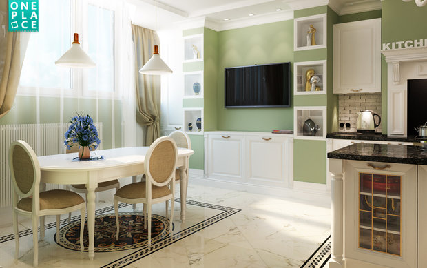Фото из портфолио Немного классики – фотографии дизайна интерьеров на INMYROOM