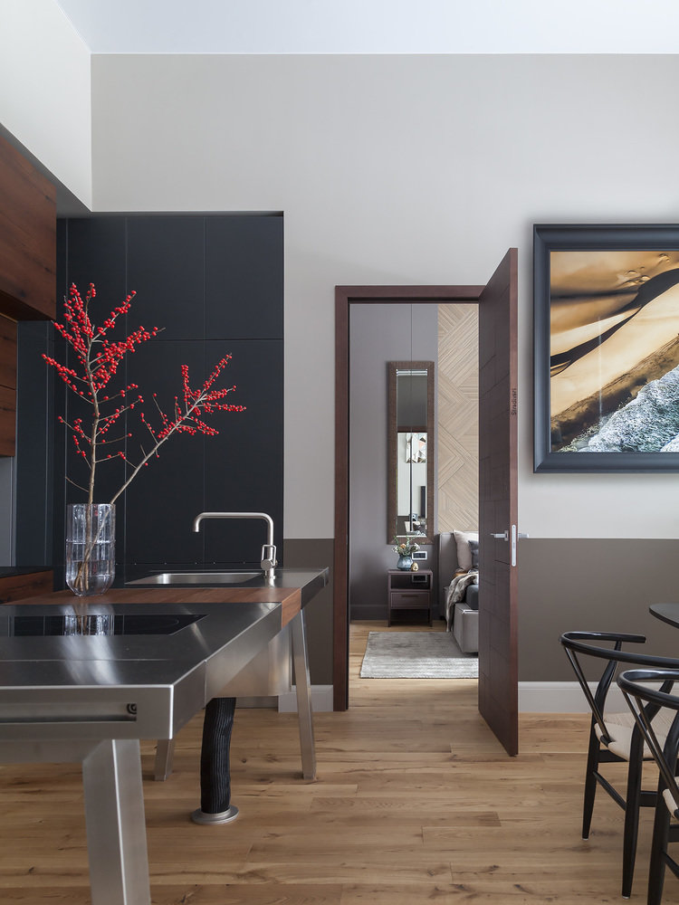 Фотография: Кухня и столовая в стиле Современный, Квартира, Проект недели, Москва, Диана Мальцева, Монолитный дом, 2 комнаты, 60-90 метров – фото на INMYROOM Фотография: Кухня и столовая в стиле Современный, Квартира, Проект недели, Москва, Диана Мальцева, Монолитный дом, 2 комнаты, 60-90 метров – фото на INMYROOM