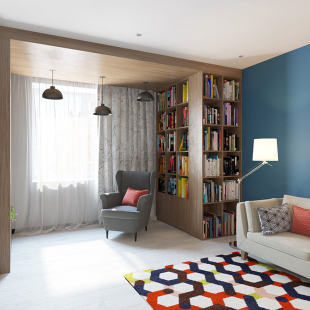 Фото из портфолио Яркая и свежая квартира, г. Сургут – фотографии дизайна интерьеров на INMYROOM