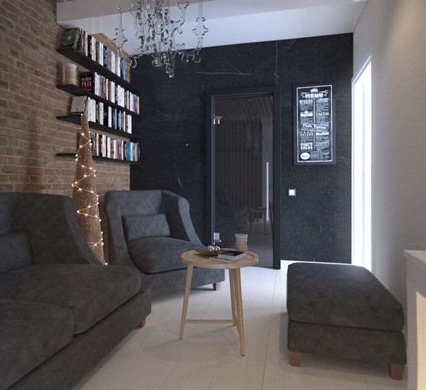 Фото из портфолио Эскизы квартиры 76 кв м – фотографии дизайна интерьеров на INMYROOM