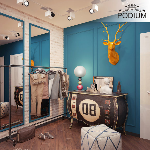 Фото из портфолио Яркие акценты в прихожей – фотографии дизайна интерьеров на INMYROOM