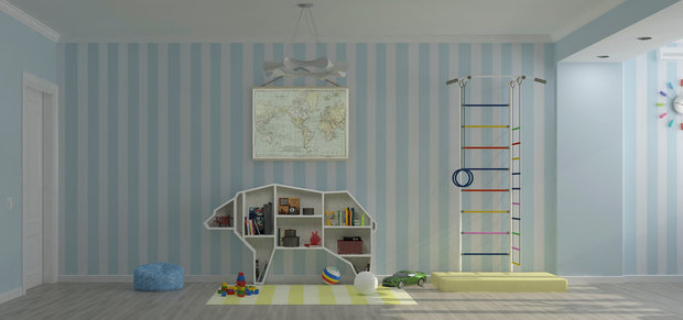 Фото из портфолио Детская "Travel" – фотографии дизайна интерьеров на INMYROOM