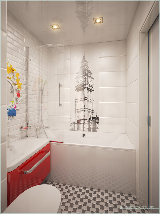 Фото из портфолио Квартира в стиле Поп-Арт – фотографии дизайна интерьеров на INMYROOM