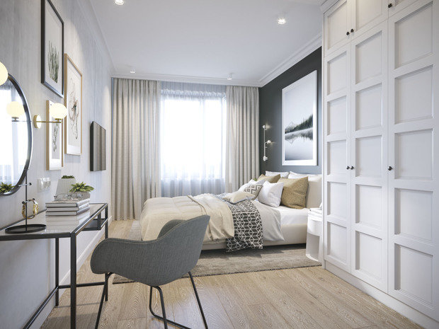 Фото из портфолио Квартира в скандинавском стиле, 70 м2 – фотографии дизайна интерьеров на INMYROOM
