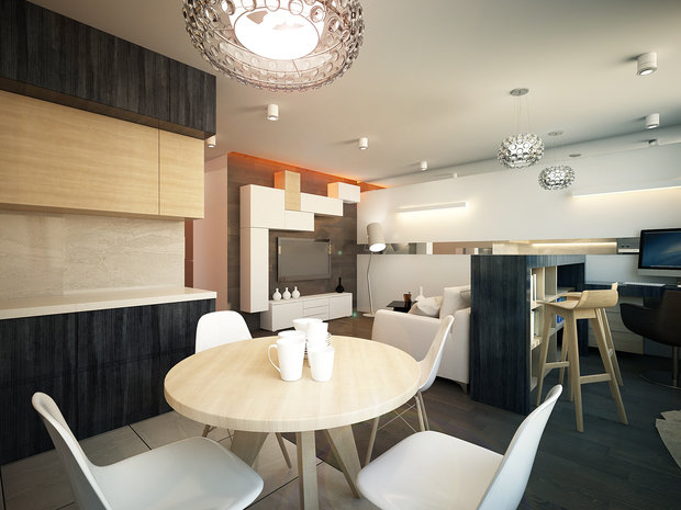 Фото из портфолио Геометрия линий – фотографии дизайна интерьеров на INMYROOM