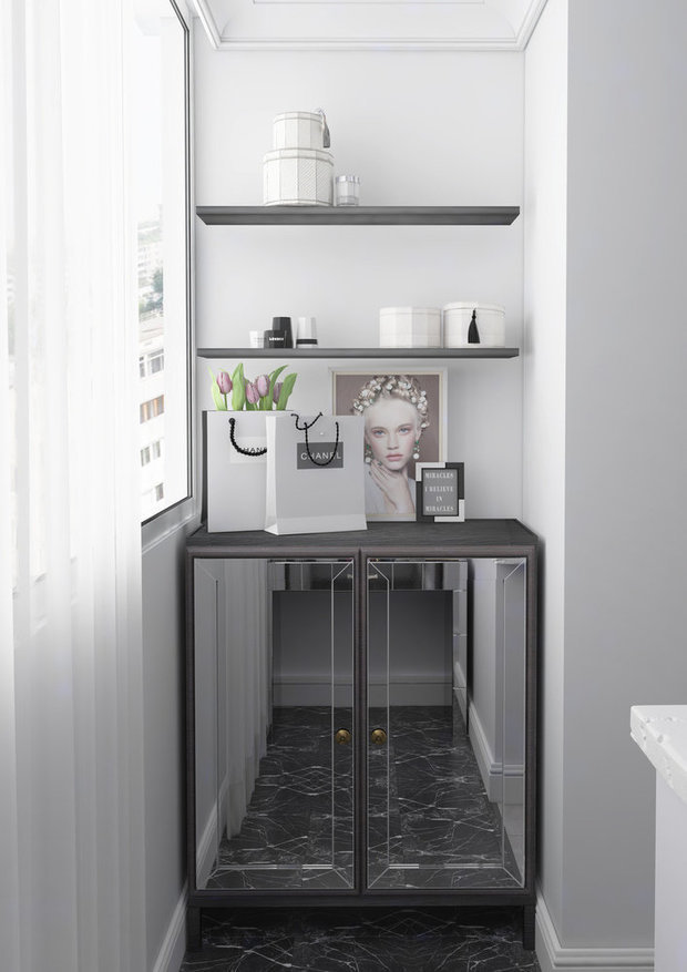 Фотография: Мебель и свет в стиле Современный, Лофт, Эклектика, Квартира, Минимализм, Проект недели, Санкт-Петербург, Панельный дом, 3 комнаты, 60-90 метров, A&O INTERIOR DESIGN – фото на INMYROOM