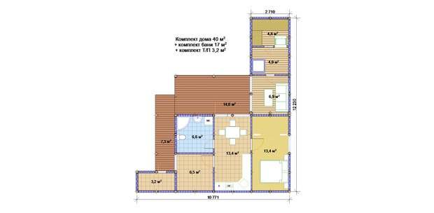 Фото из портфолио Rubus Home - варианты планировки – фотографии дизайна интерьеров на INMYROOM